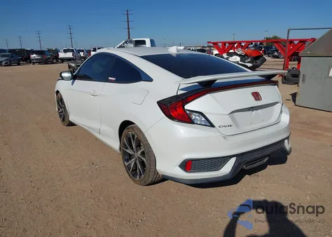 2019 Honda Civic Si из США, поврежденный, VIN 2HGFC3A52KH750206